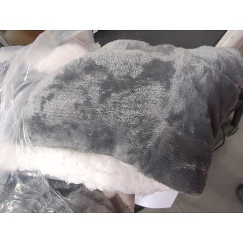 Bedsure GentleSoft Sherpa Fleece Throw Blanket for Couch - Thick and Warm Christmas Blanket for Winter, Soft Fuzzy Plush Throw Gifts for Women and Men, Grey,