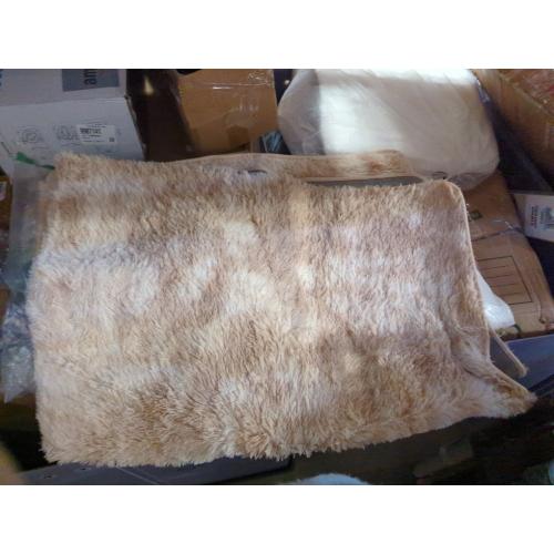 Hutha 4x6 Large Area Rugs for Living Room, Super Soft Fluffy Modern Bedroom Rug, Tie-Dyed Beige Indoor Shag Fuzzy Carpets for Girls Kids Nursery Room Home Decor