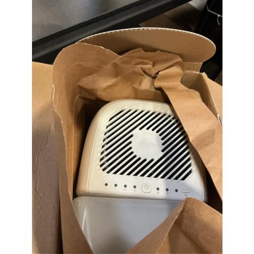 Canopy Bedside Humidifier 2.0, White, 36 HR Run Time, 2.5L Capacity - Reading Light & White Noise - Alleviate Symptoms of Allergies, Flu, Cold, Dry Skin - Humidifier, Filter, Power Cord & Adapter