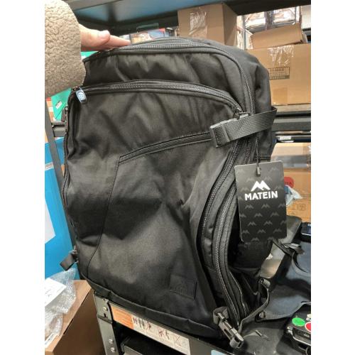 MATEIN Carry on Backpack, Extra Large Travel Backpack Expandable Airplane Approved Weekender Bag for Men and Women, Water Resistant Lightweight Daypack for Flight 40L, Black