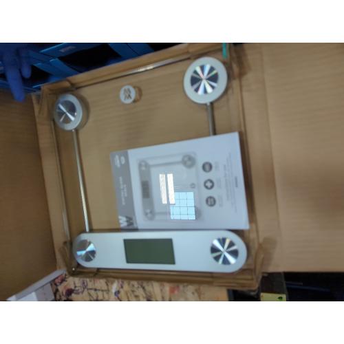 Weight Watchers Scales by Conair Scale for Body Weight, Digital Bathroom Scale in Clear