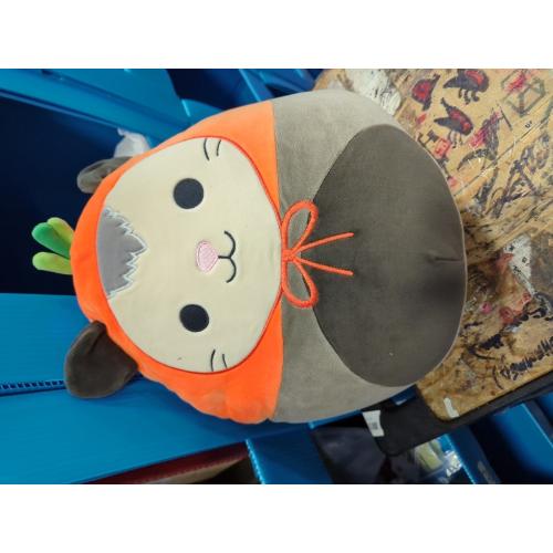 Squishmallows Original 12-Inch Luanne Grey Opossum with Carrot Hat - Official Jazwares Plush