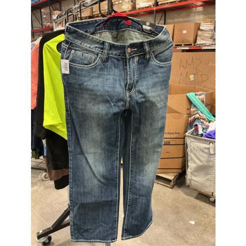 size 32-30, M. Rock & Roll Denim Relaxed Fit Straight Bootcut Jeans #M0S8553