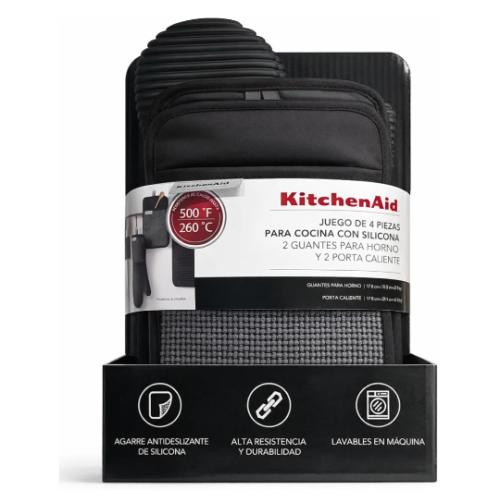 Kitchenaid Oven Mitt Set / Town and Country Linen Co  Black MISSING OVEN MITT