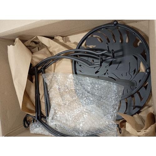 Small Side Tables for Small Space, 2 Pack Metal Outdoor Indoor Side Table, Weather Resistant Mini Metal Round Side Table Pool Chair Side Table for Patio Yard Porch Balcony Garden Bedside, Black