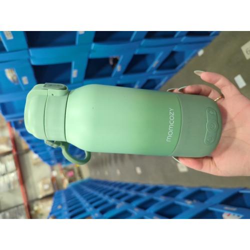 Momcozy Portable Milk Warmer for Travel – Dual Heating Modes for Breast Milk & Water, Portable Bottle Warmer with Fast Heating & Long Battery Life, 17 Ounces Large Capacity to Meet Your All-Day Needs