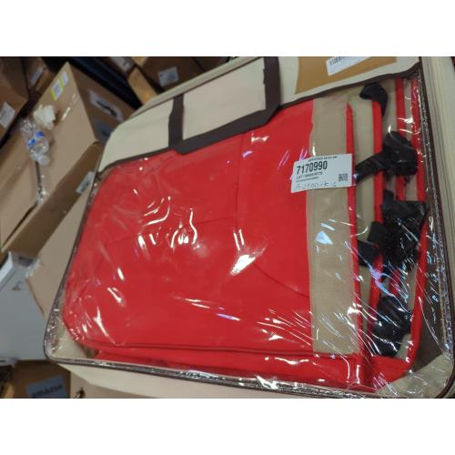 Red Car Seat Covers Full Set - Breathable Faux Leather Universal 5 Seat Covers for Cars, Automotive Protector Fit for Most Sedan SUV Pick-up Truck