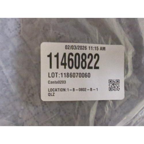 Wedge Pillow for Sleeping & Resting, 24x24x10 Memory Foam Cushion with Grey and White Patterned Polyester Cover, Ideal for Bedroom & Living Room – Comfortable Support for Adults