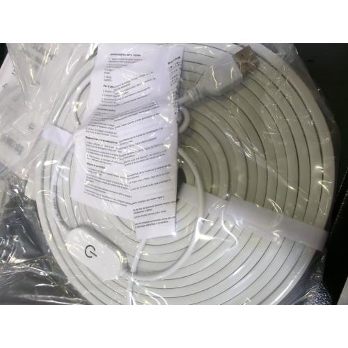 iNextStation USB LED Neon Lights Strip Warm White, 6.6ft 5V Neon Rope Lights Waterproof Flexible Dimmable LED Neon Tape Lights for TV Backlight, Bedroom, Cabinet, Kitchen, DIY Lighting