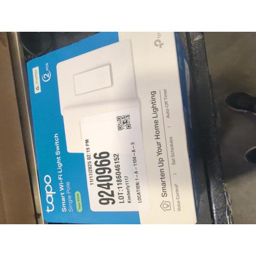 TP-LINK Tapo S505 Smart Wi-Fi Light Switch, Matter | Pack of 2