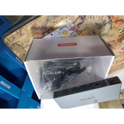 Unitek HDMI KVM Switch 2 Monitors 2 Computers 4K@60Hz USB 3.0 KVM Switches Share Dual HDMI Monitors 3 USB Ports for Keyboard Mouse Hard Drives Mic Headset Ports 2 Cable DC 5V Adapter Controller