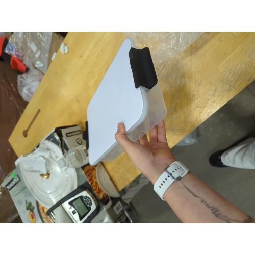 Farberware Large Build-A-Board Snacklebox Serving Tray with Locking Plastic Cutting Board Lid, Portable Storage Container with 11 Compartments for Charcuterie, and More