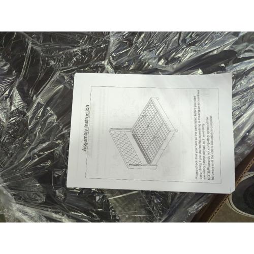 Duluth King Upholstered Wingback Bed Black