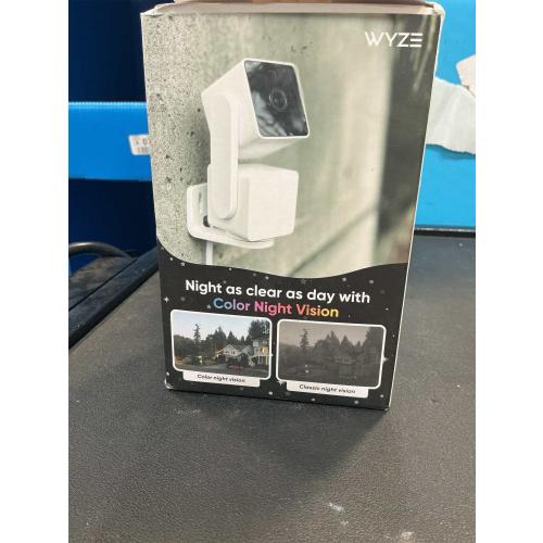 WYZE Cam Pan v3, Indoor/Outdoor IP65-Rated 1080p Pan/Tilt/Zoom Wi-Fi Smart Home Security Camera with Color Night Vision, 2-Way Audio, Compatible with Alexa & Google Assistant, Free Expert Setup