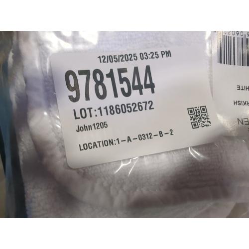 Set of 6 Color White Haven Turkish towel bright white wash