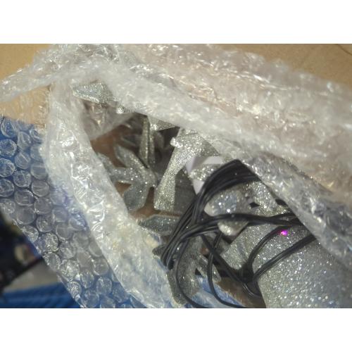 AerWo Christmas Tree Topper Lighted Snowflake Tree Topper with Magic Rotating Snowflake Projector, 3D Glitter Projector Xmas Tree Topper for Christmas Tree Decorations