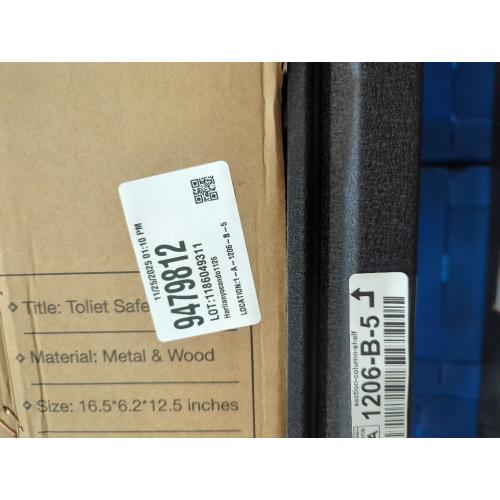 FSA/HSA Eligible Toilet Safety Rails for Seniors, Heavy Duty Foldable Toilet Support for Seniors, Elderly Toilet Seat Rails with Arms, Toilet Bars for Elderly and Disabled Up to 520LBS (Brown Color)