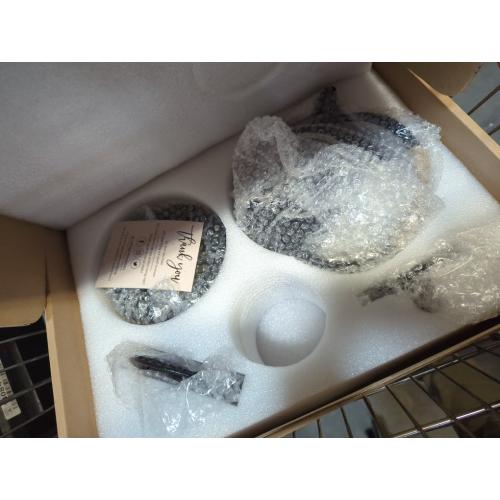 Oztara Cast Iron Teapot Set, 40 oz/1200 ml Japanese Style Teapot with Infuser and Warmer, Tea pot | Tea Kettle Coated with Enameled Interior, Large Cast Iron Kettle, Black & Iron cast Teapot warmer