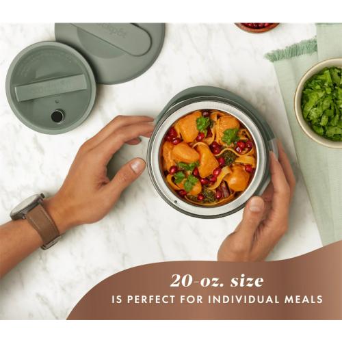 Crockpot Lunch Crock Food Warmer - green