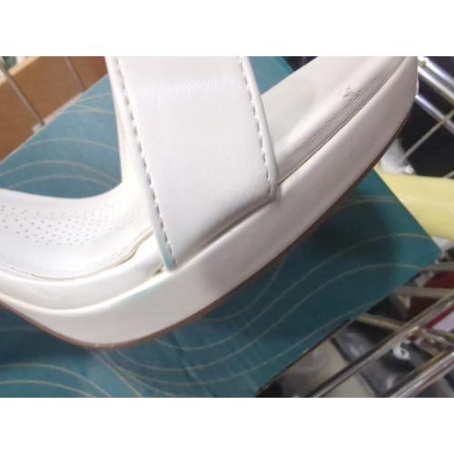 Size 8.5 Color White Shoe Land Women's Platform Heels - Chunky Block Heeled Sandals with Ankle Strap, Open Toe Dressy High Heels for Women, Comfortable Prom, Wedding & Party Pumps 2025