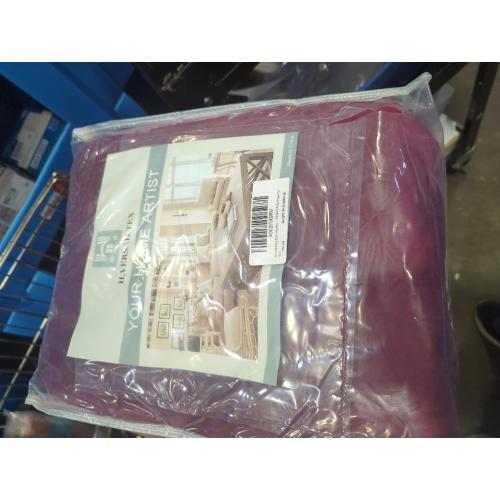 H.VERSAILTEX Modern Velvet Plush 4 Piece High Stretch Sofa Slipcover Sofa Cover Furniture Protector Form Fit Luxury Thick Velvet Sofa Cover for 3 Cushion Couch Width Up to 90 Inch(Sofa,Burgundy)