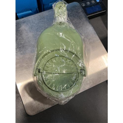 2 in 1 Dumpling Maker, Baking Pastry Pressing Dumpling Skin Wrapper Mould, Manual Dough Press Maker, for Empanada, Ravioli, Pierogi, Hand Pie Pot Stickers, Jamaican Beef Patties(Green)