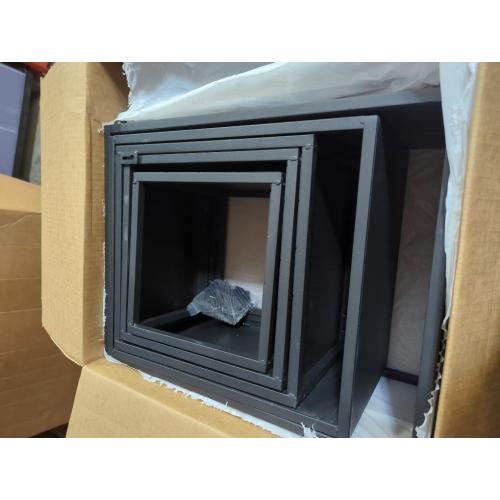 Modern 5-Tier Candle-Shaped Bookshelf, Modern Storage Shelves, Sturdy Metal Shelve and Bookcase for Displaying Books, Decor, and Plants Unique Metal Art Design