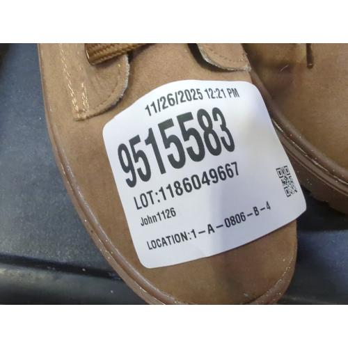 Size 5 Color brown fur lined boots