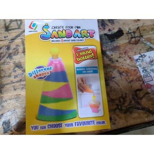 MAGICACORN Glow Sand Art Kit – DIY Craft for Kids Ages 5-12, Fun Creative Gift (Star Bottle)