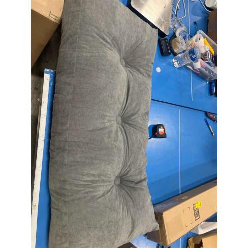 Bench Cushion, Non-Slip Tufted Bench Cushions for Swing, Shoe Storage, Window Seat (36x14, Dark Grey)