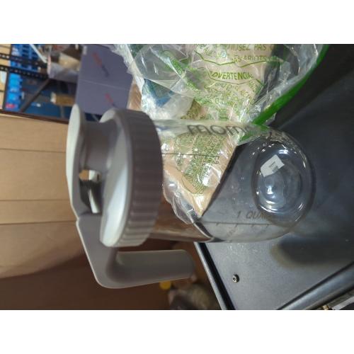 MOMCOZY Milk Pitcher Jug - 32 oz Glass Mason Jar Airtight Pitcher with Pour Spout Handle for Breastmilk, Iced Tea, Ice Drinks Storage Container