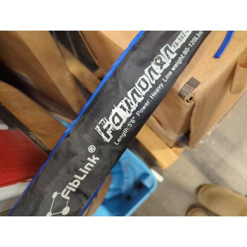 Fiblink Saltwater Offshore Trolling Rod, 1/2 Piece Big Game Conventional Boat Fishing Pole (5’, 5’6”, 6’)