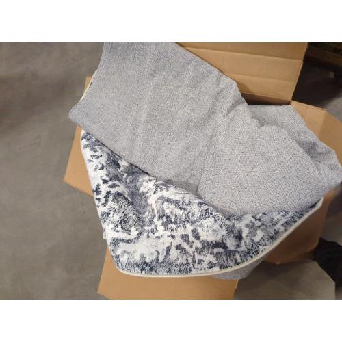 Livabliss Lillian Vintage Washable Area Rug, 7'10 x 10', Blue Gray, (8' x 10')