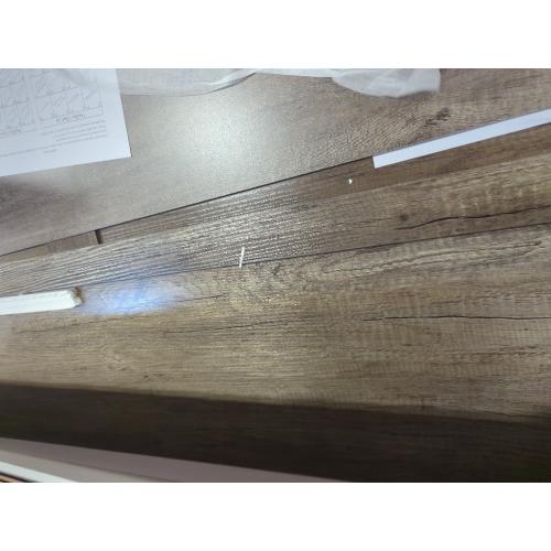 Wilkinson Farmhouse Full Murphy Bed with Large Storage Drawer & Charging Station, Gray