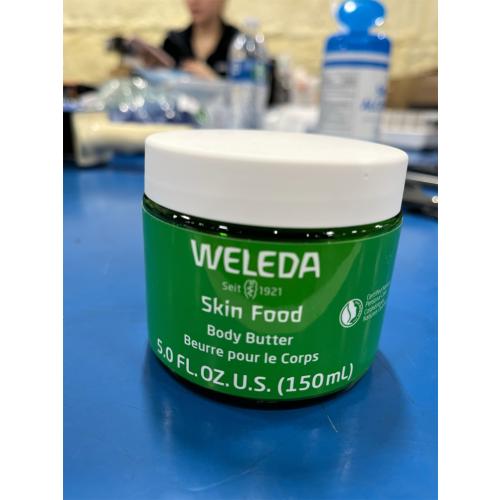 Weleda Skin Food Body Butter 5 Fluid Ounce, Sustainable Glass Jar, Plant Rich Hydrating Moisturizer with Shea and Cocoa Butter, Sweet Almond Oil and Pansy