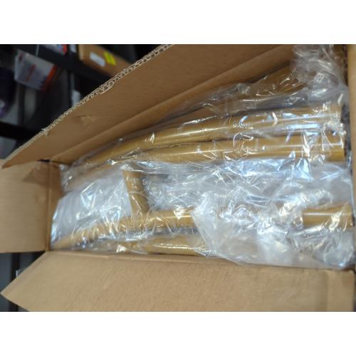 Gold 7.2ft Round Backdrop Stand, Stable Balloon Arch Stand, Metal Wedding Arch Backdrop Stand Circle Backdrop Stand Frame for Wedding, Birthday Party, Baby Shower Decoration (Gold)