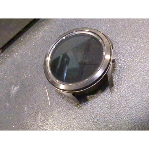 Samsung - Geek Squad Certified Refurbished Galaxy Watch4 Classic Stainless Steel Smartwatch 46mm BT - Black