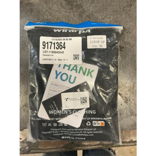 XL wirarpa Women's Underwear High Waisted Ladies Cotton Panties Soft Full Coverage Briefs 5 Pack