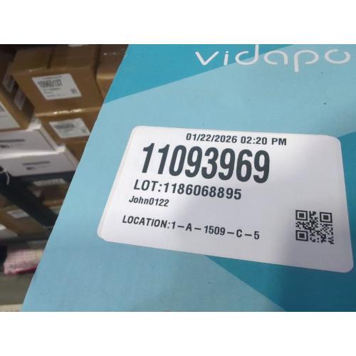 Vidapool Cordless Pool Cleaner Powerful Suction, Self-Parking, Ideal for Round Above-Ground Pools or inground Flat Floor Pools Without Steps