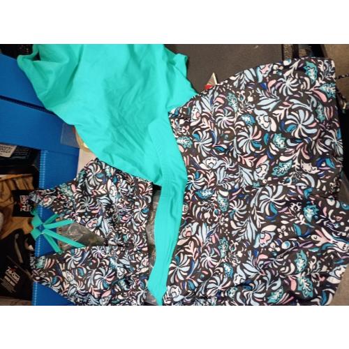 Yonique 3 Piece Tankini Swimsuits for Women Swim Tank Top Bathing Suits with Boy Shorts and Bra Athletic Swimwear medium