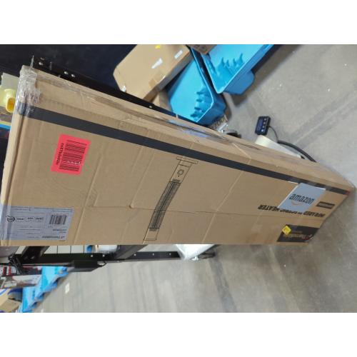 Outdoor Electric Patio Heater, ThermoMate 1500W Freestanding & Wall-mounted Infrared Heater with Remote, 8 Heat Levels, 8H Timers, Tip-Over & Overheat Protection, IP65 Waterproof Tower Space Heater