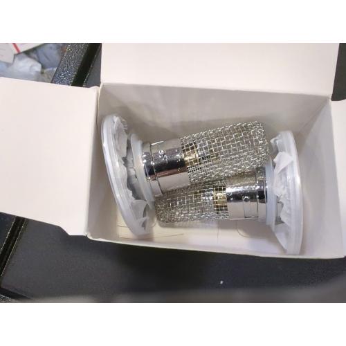 2PC Bathroom Sink Stopper Hair Catcher, Pop Up Sink Drain Filter with Removable Stainless Steel Filter Basket Hair Catcher, for US Bathroom Sink Stopper Replacement.