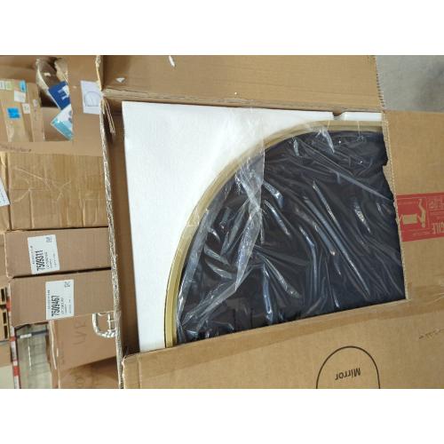 Gold 40x30 Oval Mirror, 40×30 Gold Bathroom Mirror, Oval Mirror for Bathroom, Gold Vanity Mirror for Wall, Entryway, Living Room, Wall Mount Mirrors Hangs Vertical or Horizontal