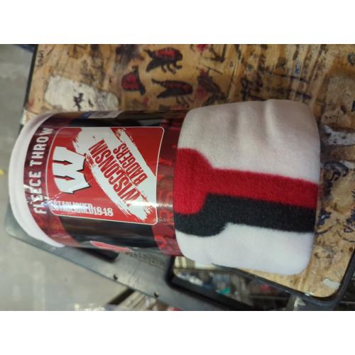 NCAA Wisconsin Badgers 50 X 60 Fleece Throw