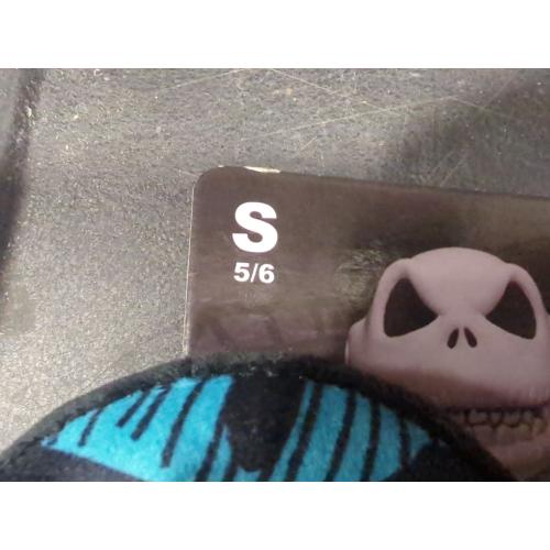 Size S 5/6 Color Black Disney Ladies Nightmare Before Christmas Slippers - Ladies Classic Jack Skellington Slip On 3D Plush Slippers Slip On Slides Shoes