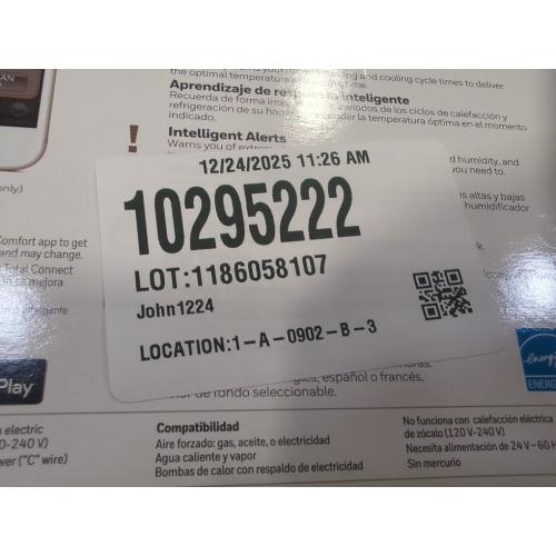 Honeywell Home Smart Color Built In WiFi Heating and Cooling Touch Screen Programmable Thermostat