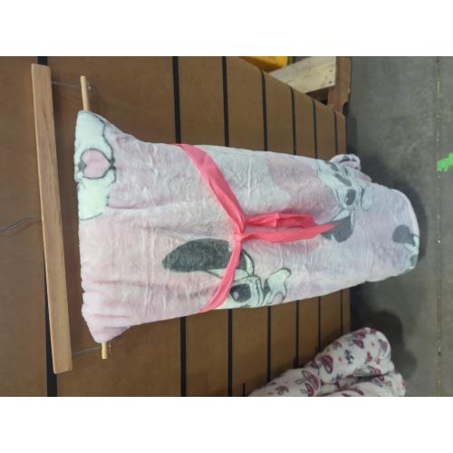 Disney Stitch Plush Throw Blanket Valentines Day Hearts Pink