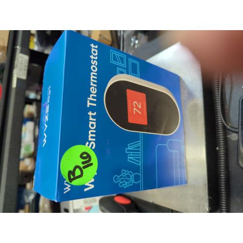 Wyze - Smart Programmable Thermostat with Alexa and Google Assistant - Black