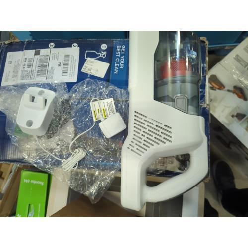 BLACK DECKER POWERSERIES  20V MAX Cordless Stick Vacuum Cleaner with LED Floor Lights, Bagless, Lightweight, Cordless Vacuum Cleaners for Home, Up to 44 Minutes, Powerful Suction, Gray (BHFEA520J)