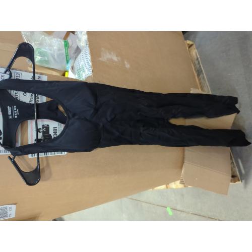 OLCHEE Womens XL Workout Jumpsuits Seamless Yoga Gym Bodycon Rompers Sexy Racerback Tummy Control Padded Bra Unitard